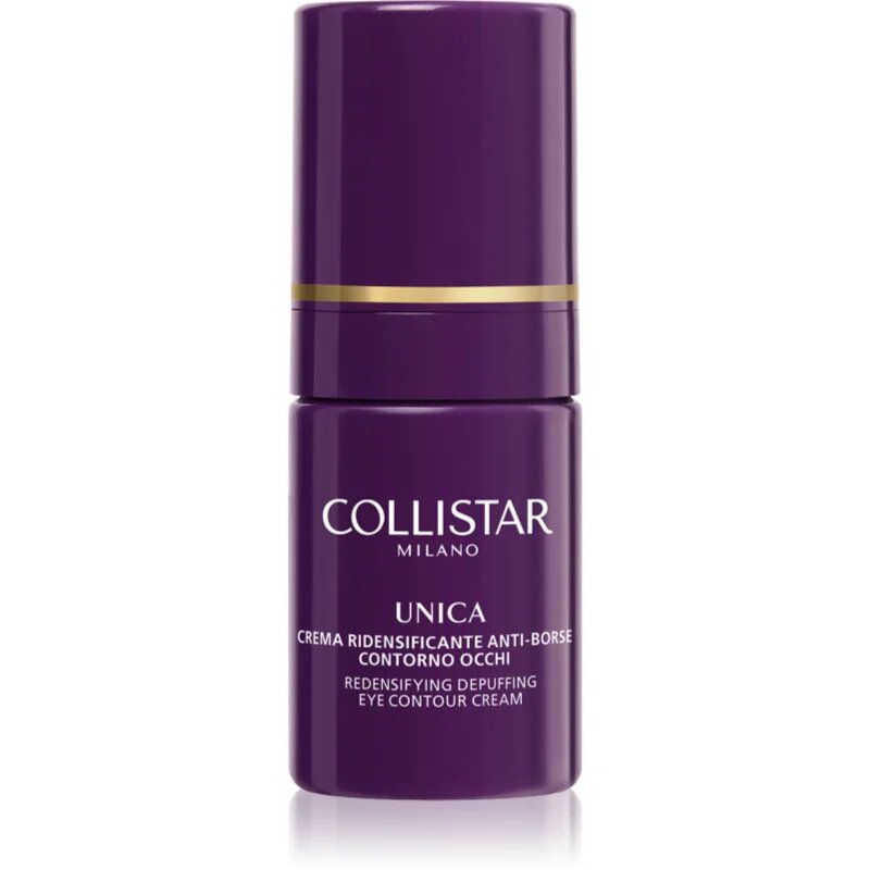 Collistar Unica Redensifying Draining Anti-Bags Eye Contour bőrélénkítő szemkrém duzzanatok és sötét karikák ellen 15 ml