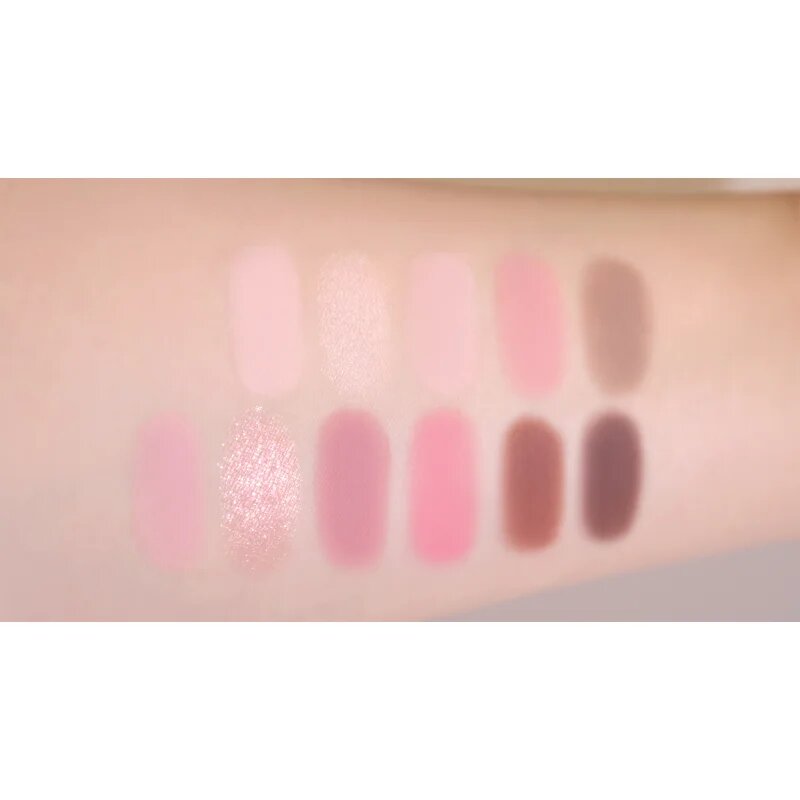 Colorgram Pin Point Eyeshadow Palette szemhéjfesték paletta a tökéletes küllemért árnyalat 02 Pink+Mauve 9.9 g