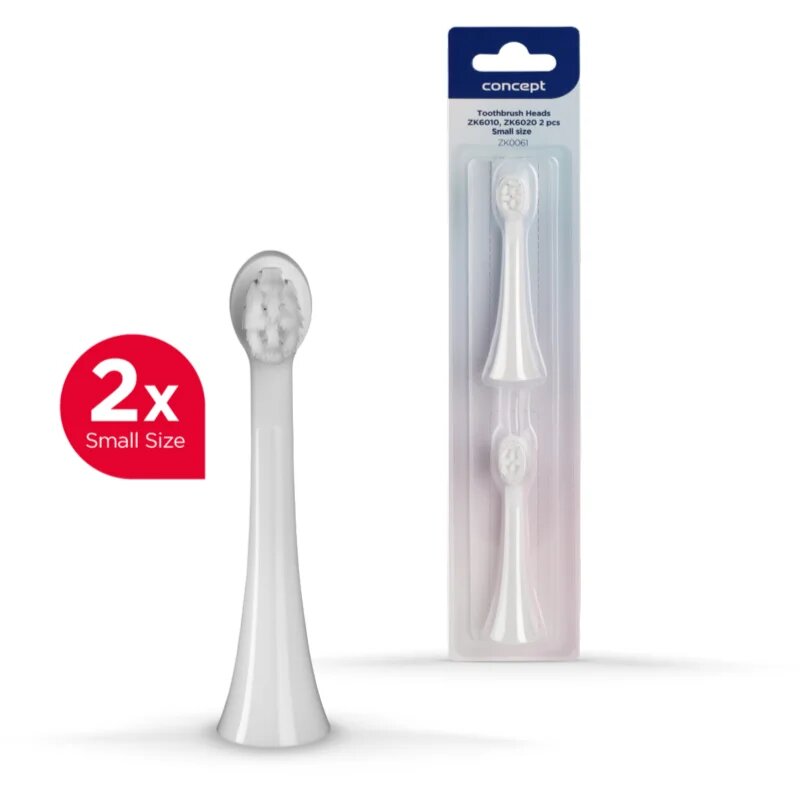 Concept Kido Smile ZK0061 csere fejek a fogkeféhez Small for ZK6010 ZK6020 2 db