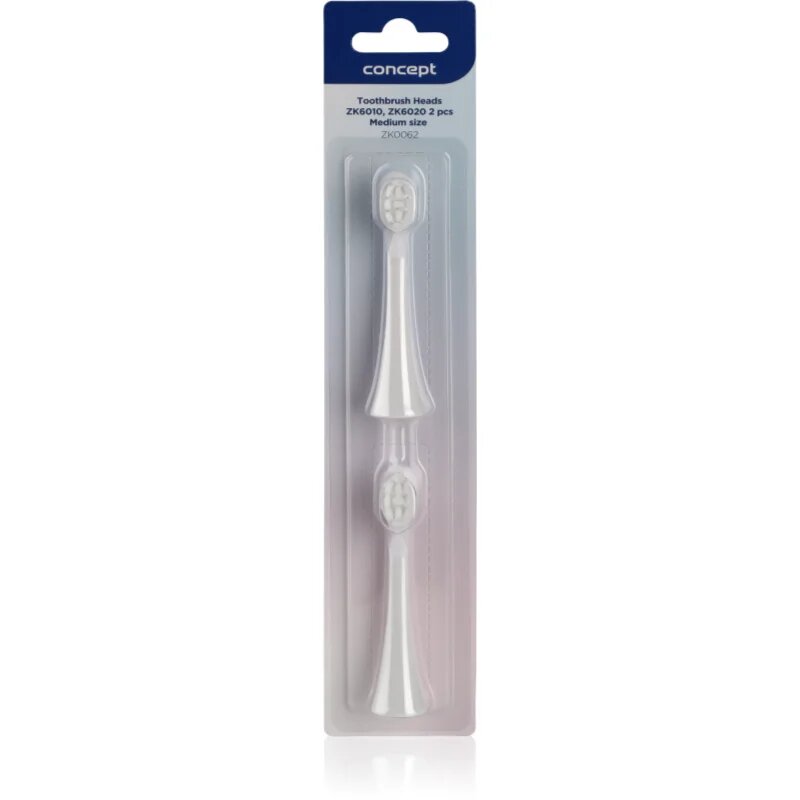 Concept Kido Smile ZK0062 csere fejek a fogkeféhez Medium for ZK6010 ZK6020 2 db