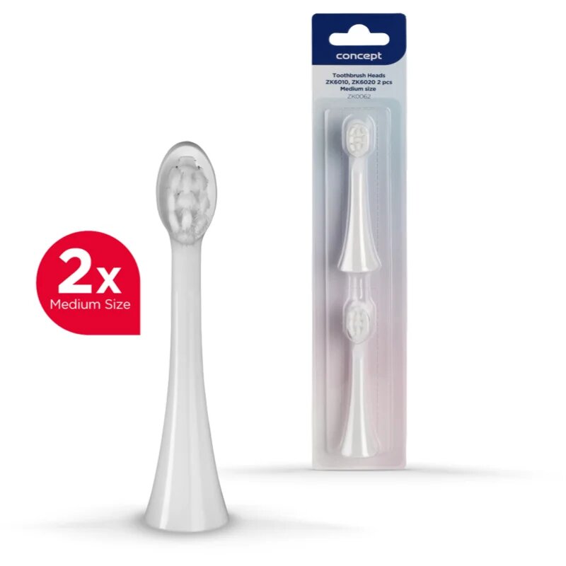 Concept Kido Smile ZK0062 csere fejek a fogkeféhez Medium for ZK6010 ZK6020 2 db