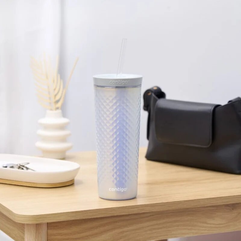 Contigo Autoclose Tumbler bögre utazásra szín Shiny Blue 590 ml