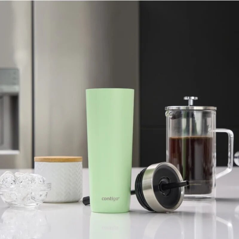 Contigo Luxe Spillproof Tumbler termosz bögre szín Green 720 ml
