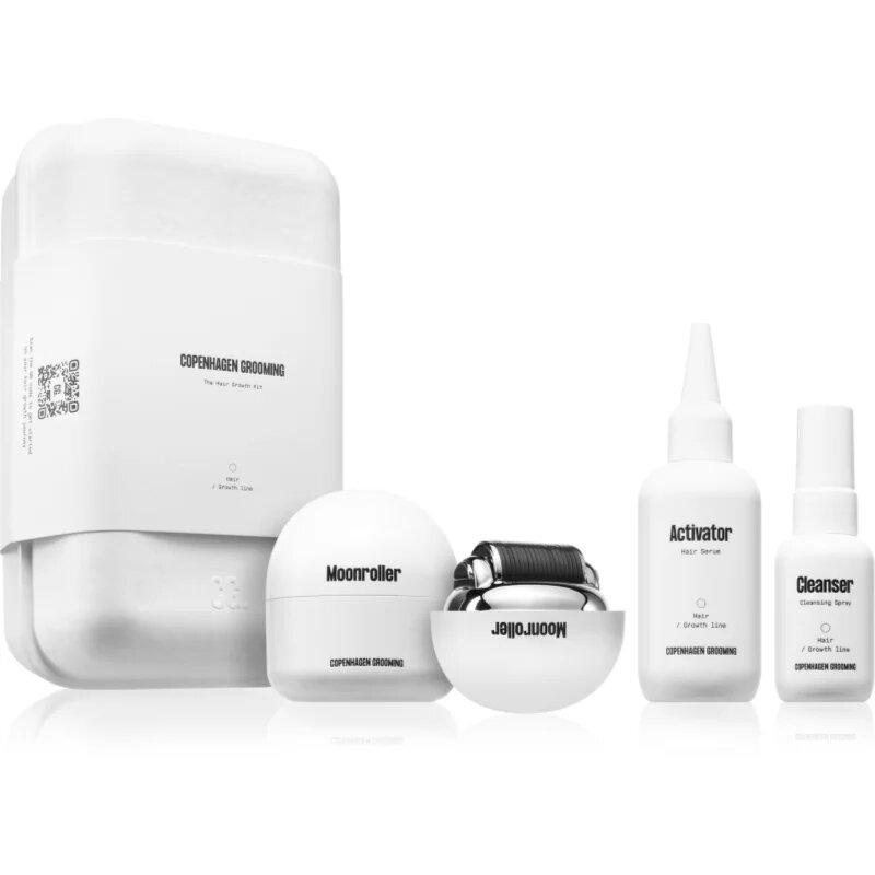 Copenhagen Grooming The Hair Growth Kit szett a haj növekedéséért és megerősítéséért a hajtövektől kezdve