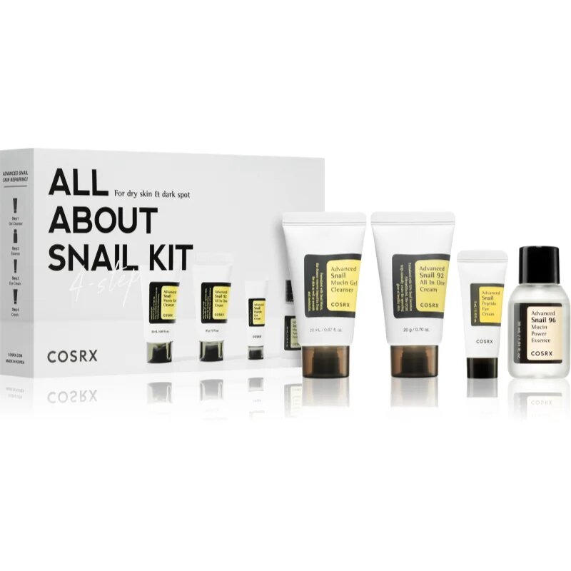Cosrx Advanced Snail All About Snail Kit szett a bőr intenzív hidratálásához 1 db