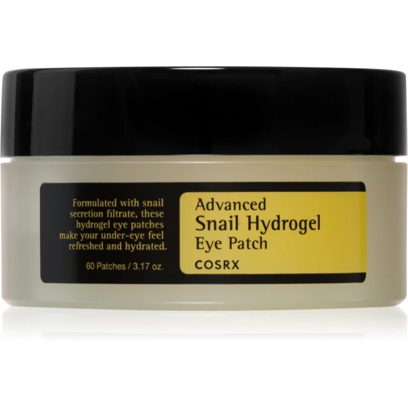 Cosrx Advanced Snail Hydrogel Eye Patch hidrogél maszk a szem körül élénk és hidratált bőr 60 db