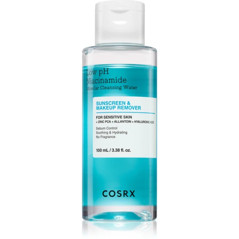 Cosrx Low pH Niacinamide Micellar Cleansing Water tisztító micellás víz az érzékeny arcbőrre 100 ml