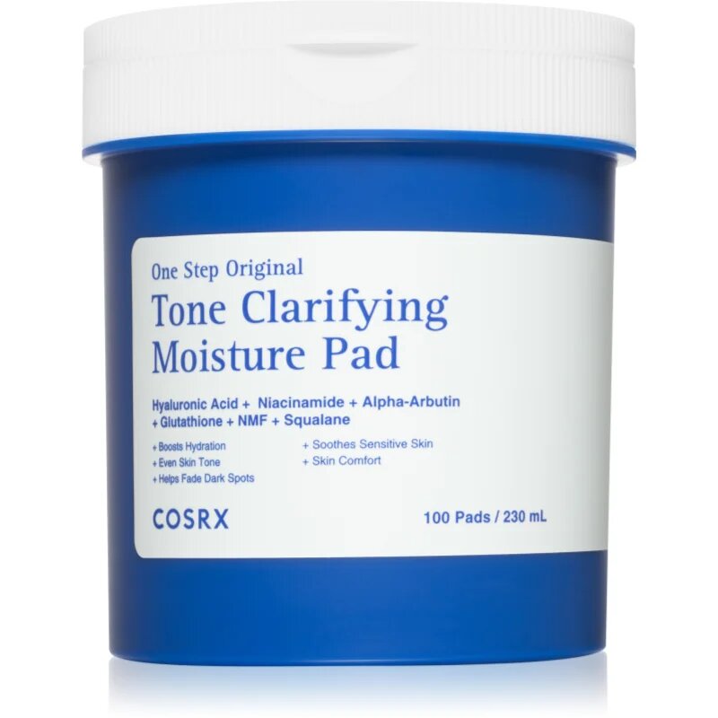 Cosrx One Step Original Tone Clarifying Moisture Pad tonizáló párnák hidratáló hatással 100 db