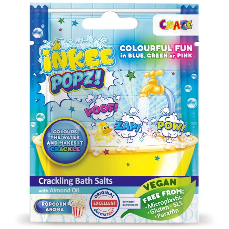 Craze Crackling Salts színező fürdősó gyermekeknek 15 g
