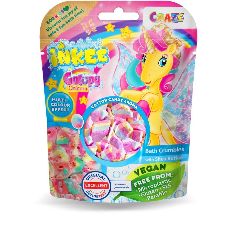 Craze INKEE Galupy Unicorn fürdőpehely gyermekeknek 100 g
