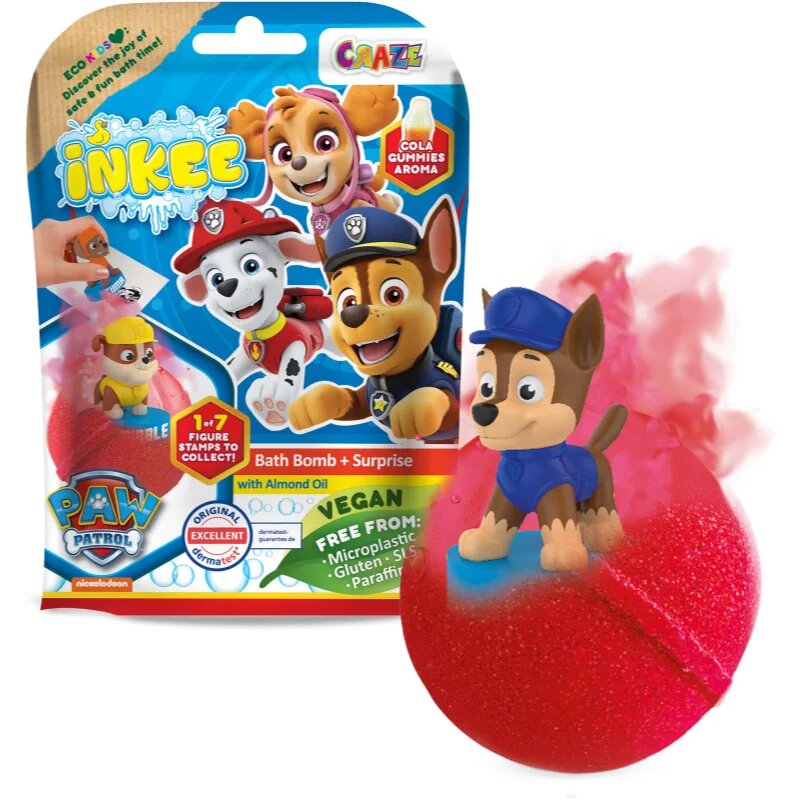 Craze INKEE Paw Patrol fürdőgolyó meglepetéssel 3y+ 1 db