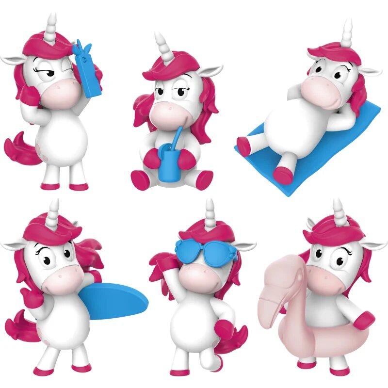 Craze INKEE Unicorn Beach fürdőgolyó gyermekeknek 1 db