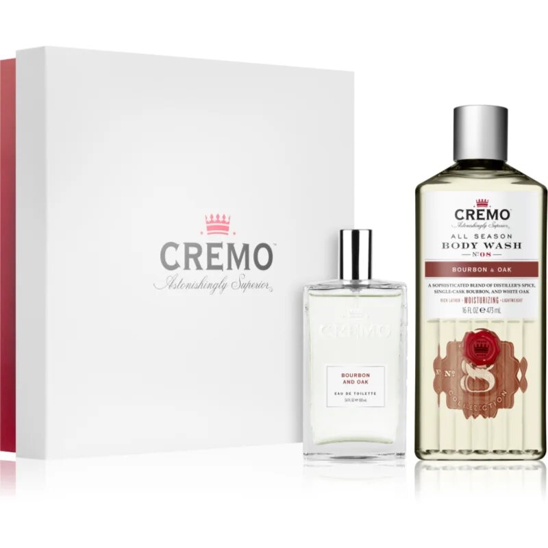 Cremo Bourbon & Oak Gift Set ajándékszett uraknak