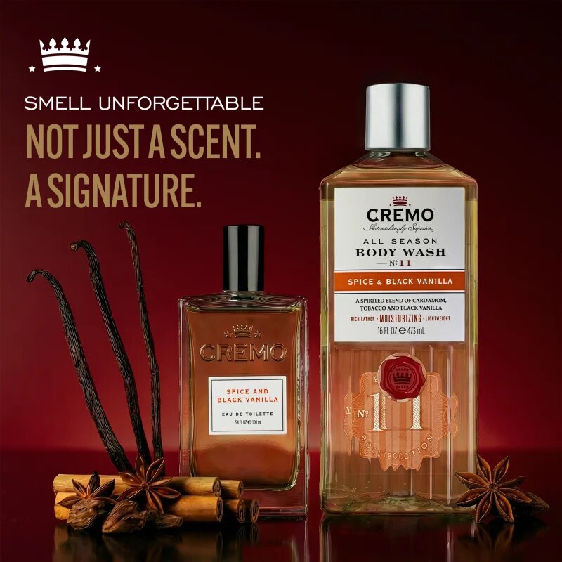 Cremo Spice & Black Vanilla ajándékszett uraknak