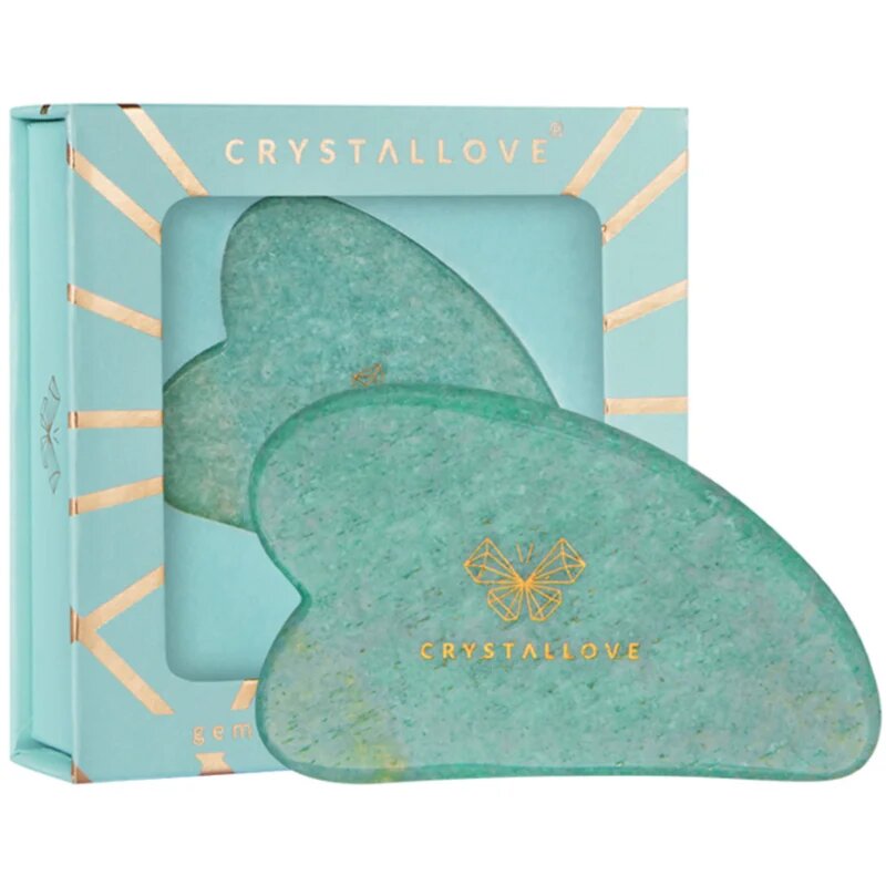 Crystallove Amazonite Gua Sha masszázs szegédeszköz 1 db