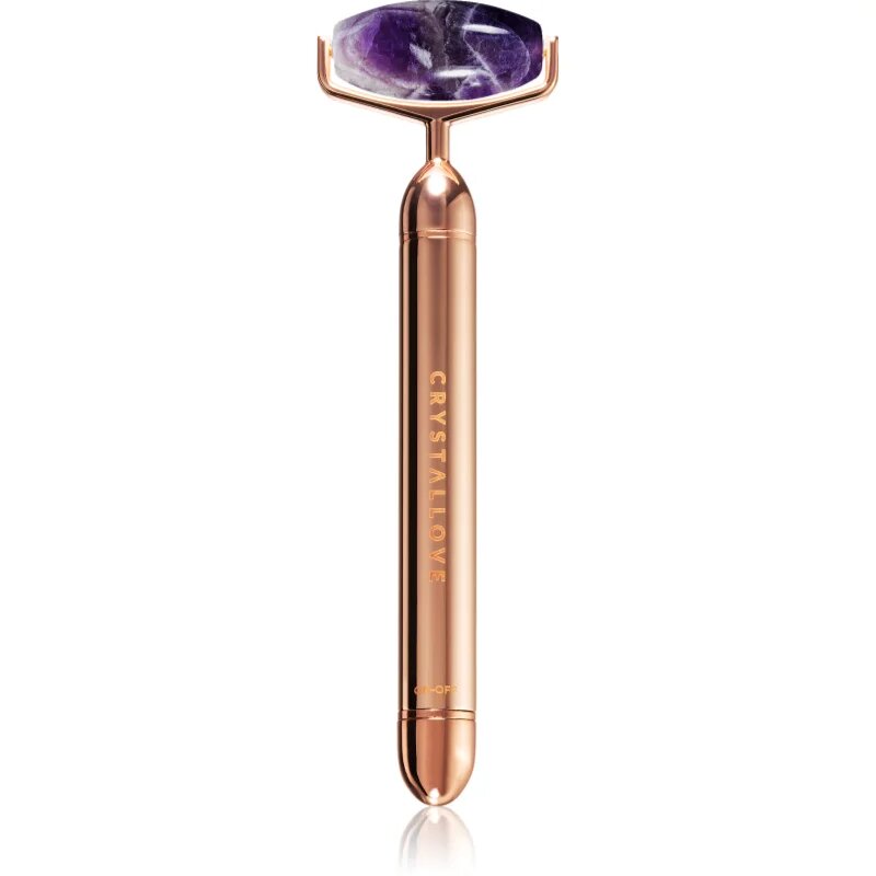 Crystallove Amethyst Vibrating Roller masszázs henger az arcra 1 db