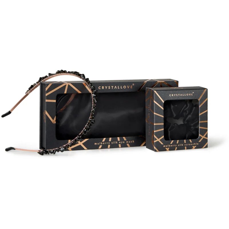 Crystallove Black Silk Set szett hajra