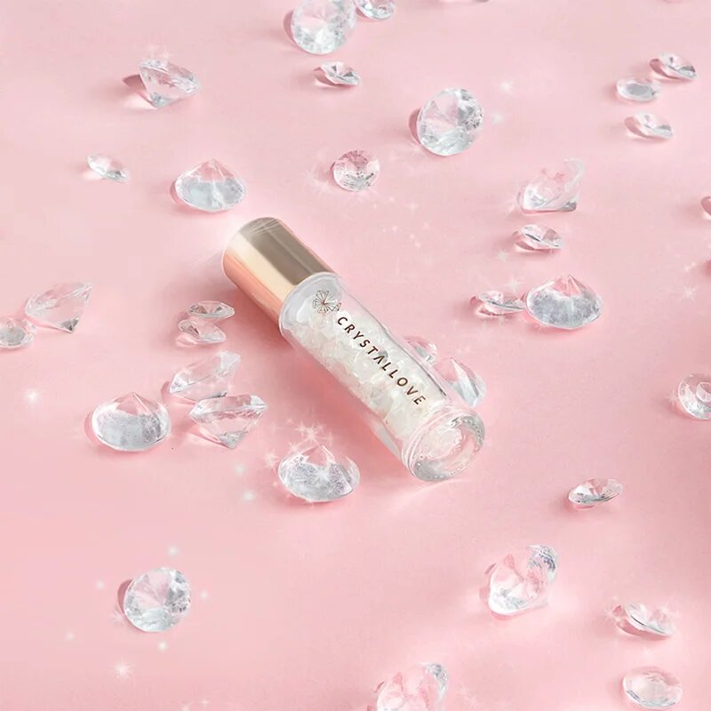 Crystallove Clear Quartz Oil Bottle roll-on kristályokkal utántölthető 10 ml