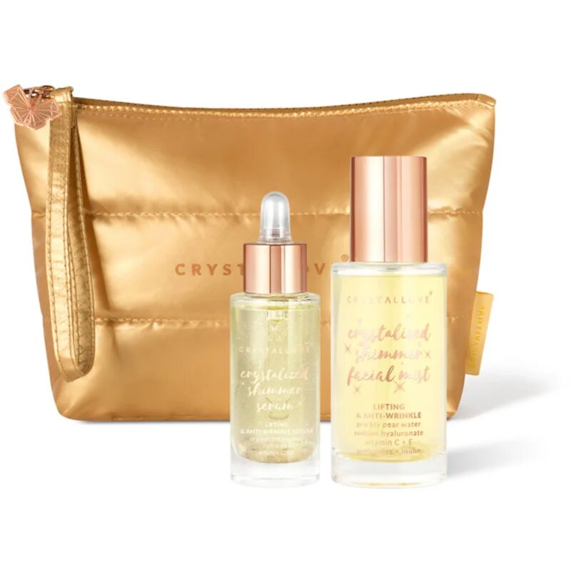 Crystallove Clear Quartz Skincare Duo arcápoló szett