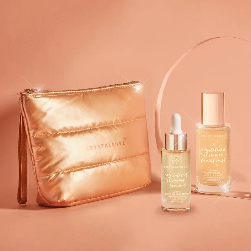 Crystallove Clear Quartz Skincare Duo arcápoló szett