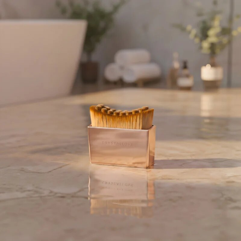 Crystallove Contour Face Brush masszázs szegédeszköz arcra nyakra és dekoltázsra 1 db