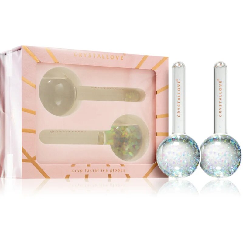 Crystallove Cryo Cryolift Ice Globes Crystal masszázs szegédeszköz az arcra 2 db