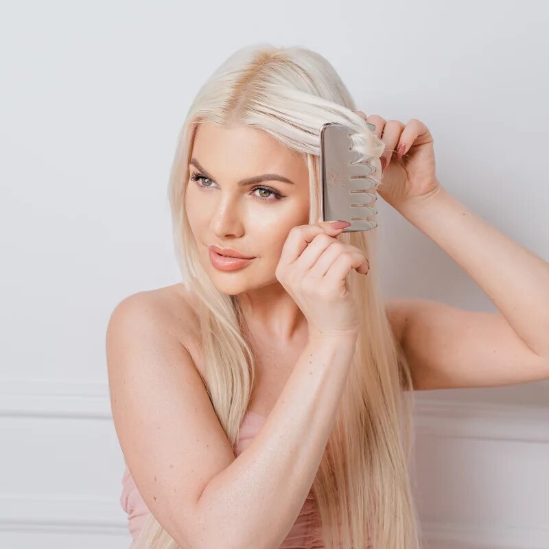 Crystallove Cryo Ice Comb masszázs szegédeszköz haj és test 1 db