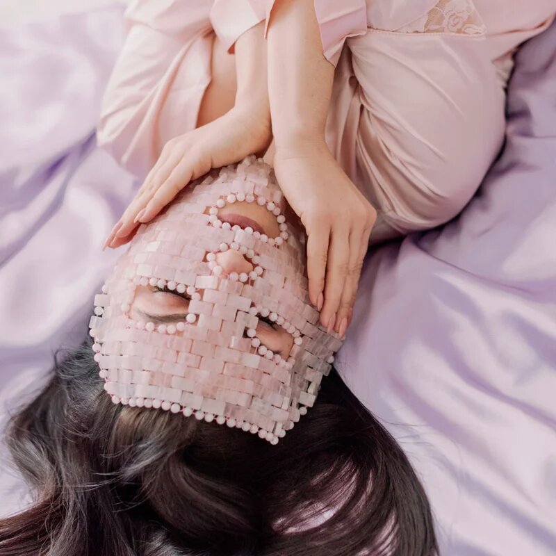 Crystallove Gemstone Facial Mask zselés arcmaszk az arcra 1 db
