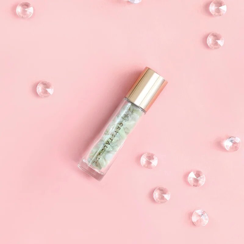 Crystallove Jade Oil Bottle roll-on kristályokkal utántölthető 10 ml