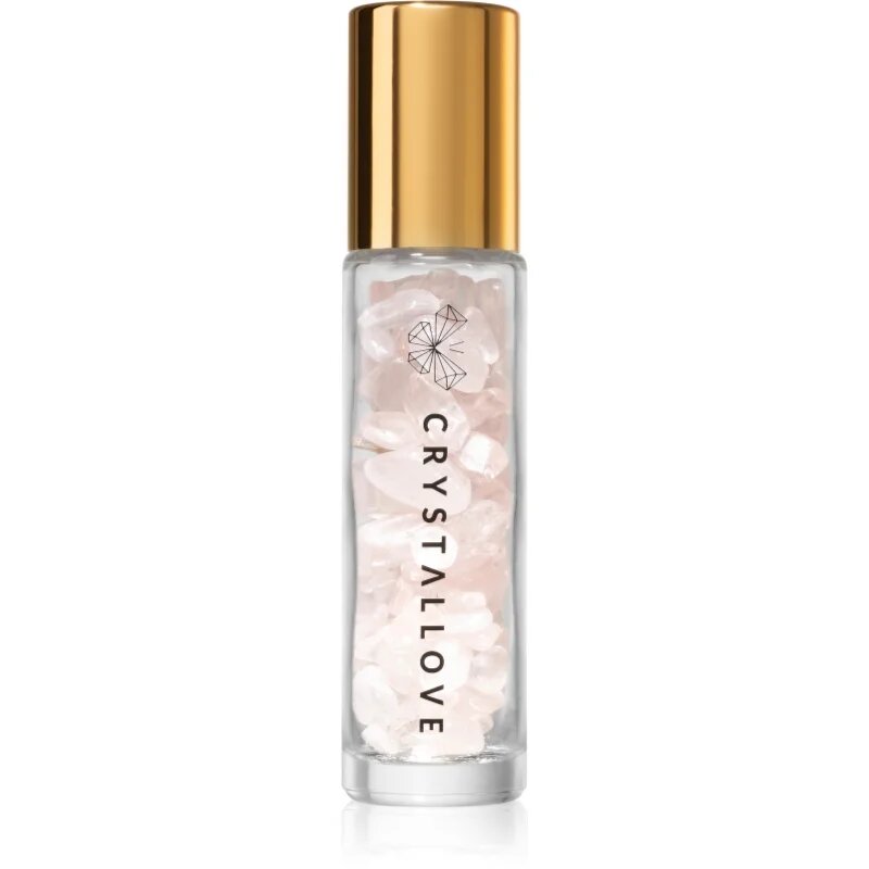 Crystallove Rose Quartz Oil Bottle roll-on kristályokkal 10 ml