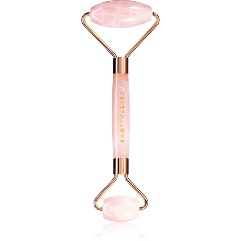 Crystallove Rose Quartz Roller masszázs henger az arcra 1 db