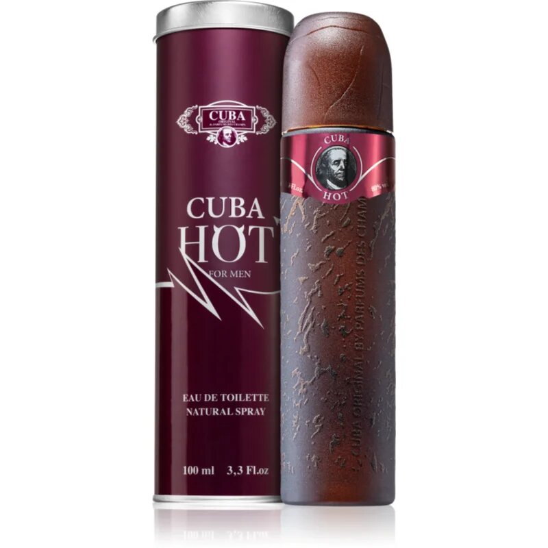 Cuba Hot Eau de Toilette uraknak 100 ml