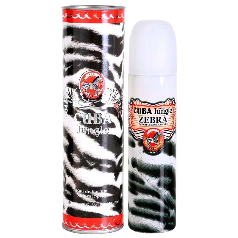 Cuba Jungle Zebra Eau de Parfum hölgyeknek 100 ml