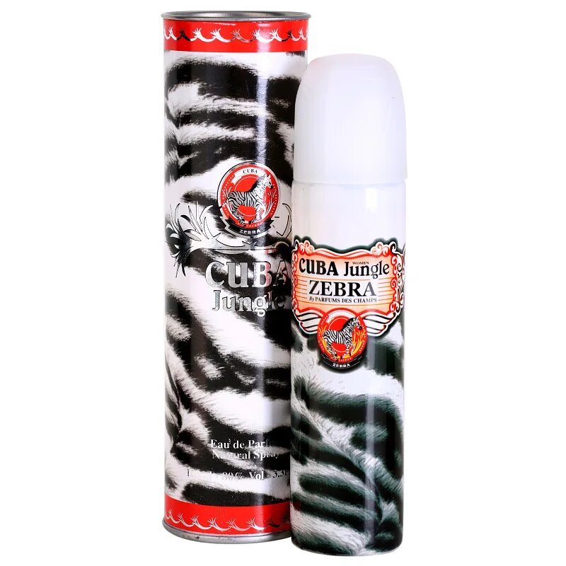 Cuba Jungle Zebra Eau de Parfum hölgyeknek 100 ml