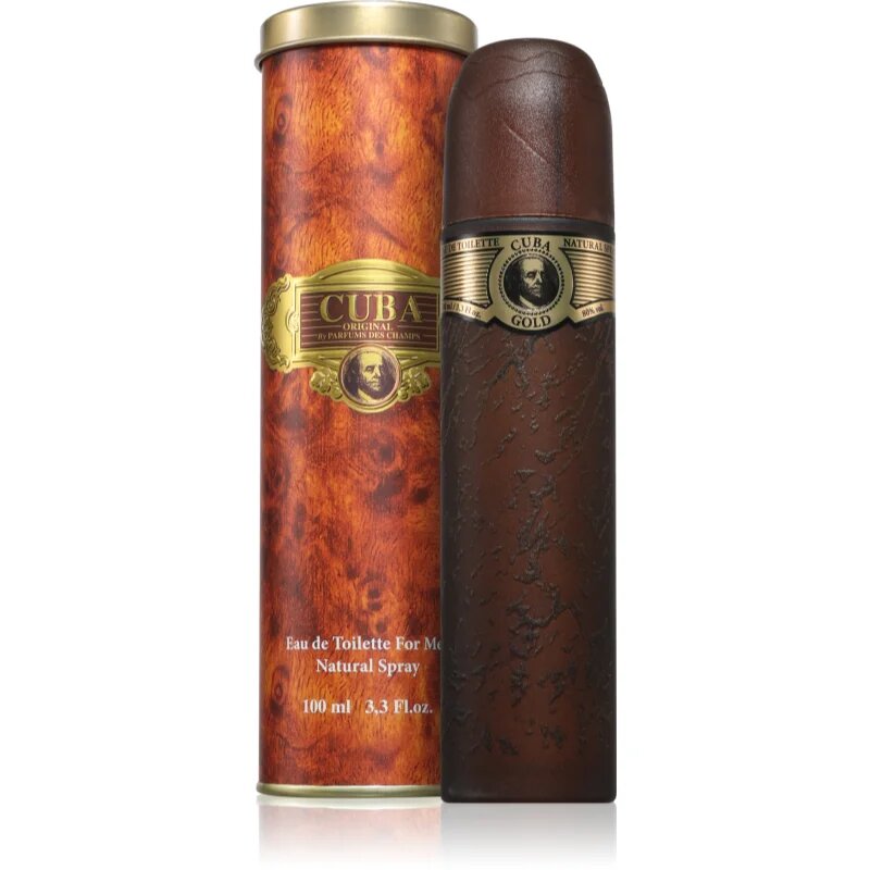 Cuba Original Gold Eau de Toilette uraknak 100 ml