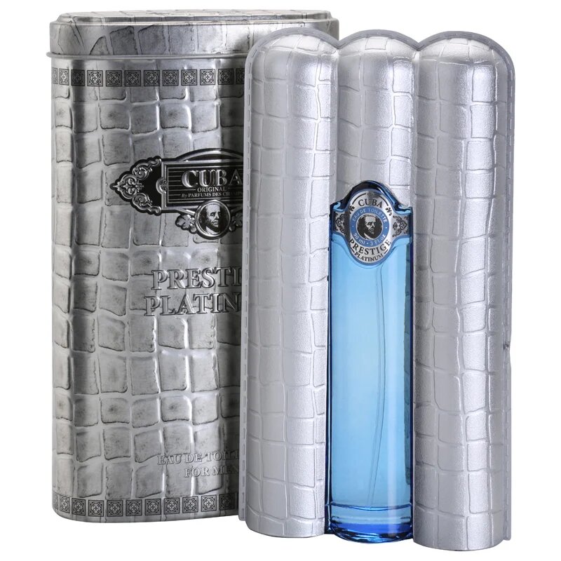 Cuba Prestige Platinum Eau de Toilette uraknak 90 ml