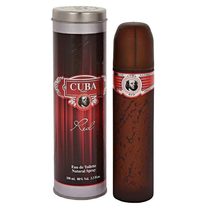 Cuba Red Eau de Toilette uraknak 100 ml