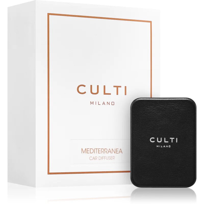 Culti Milano Car Diffuser Black Mediterranea illat autóba + utántöltő 7x5 cm