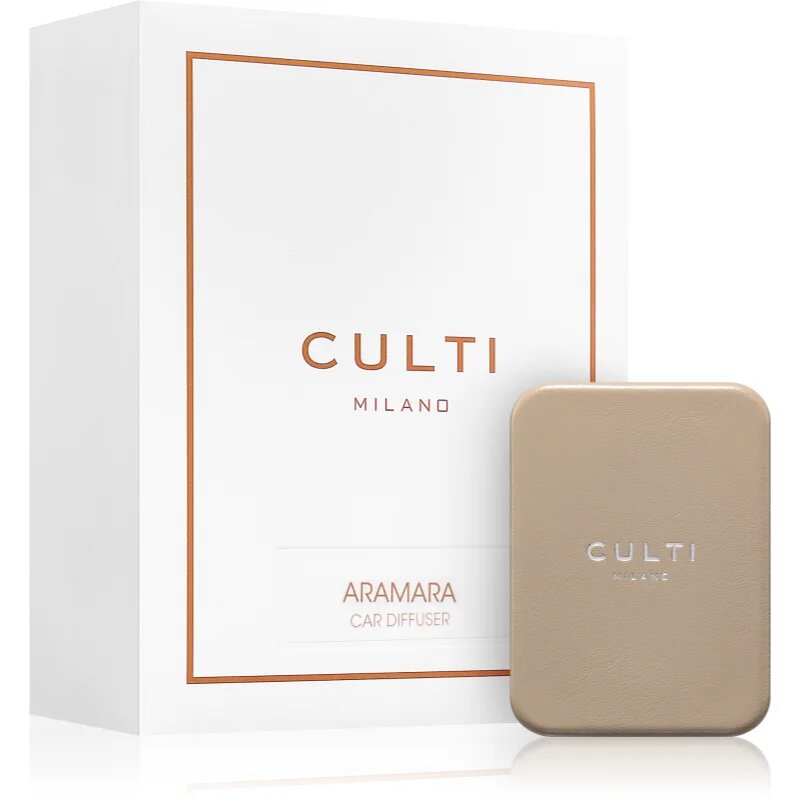 Culti Milano Car Diffuser Taupe Aramara illat autóba + utántöltő 7x5 cm