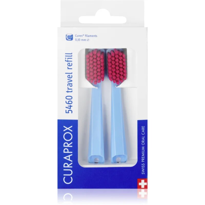 Curaprox 5460 Travel Refill utazó szett kozmetikumokra tartalék fej 2 db