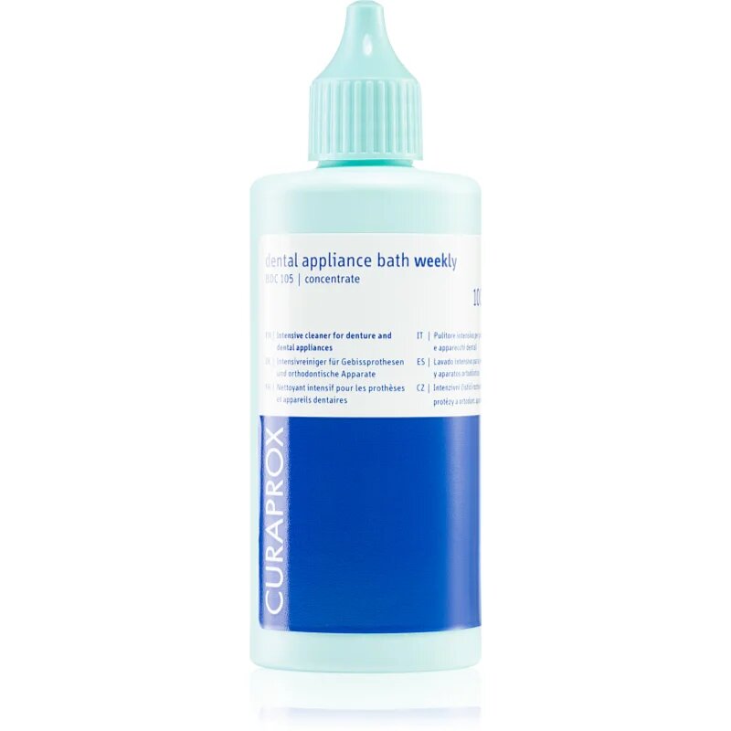 Curaprox BDC 105 oldat protézis tisztítására Weekly 100 ml