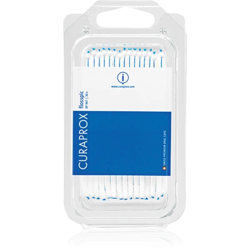 Curaprox DF 967 fogselyem és fogpiszkáló egyben 30 db
