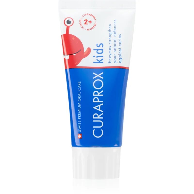 Curaprox Kids Strawberry fogkrém gyermekeknek fluoriddal 60 ml