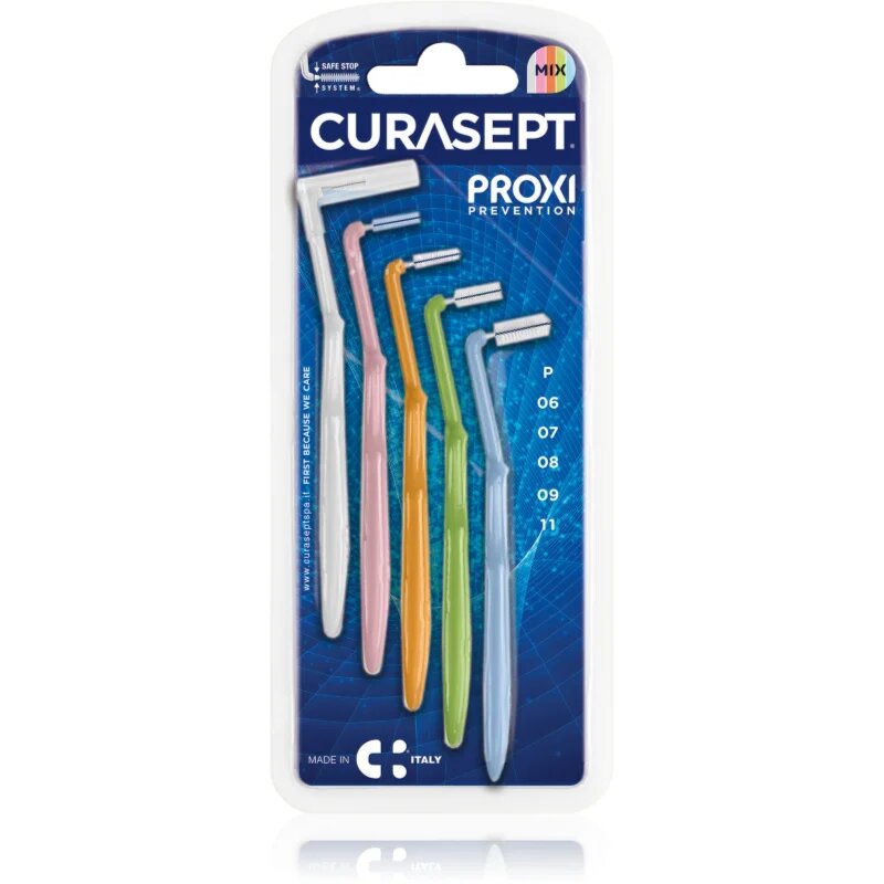 Curasept Proxi Angle Mix fogköztisztító kefék 5 db