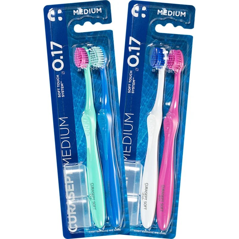 Curasept Softline 0.17 Medium 2pack fogkefe 2 db