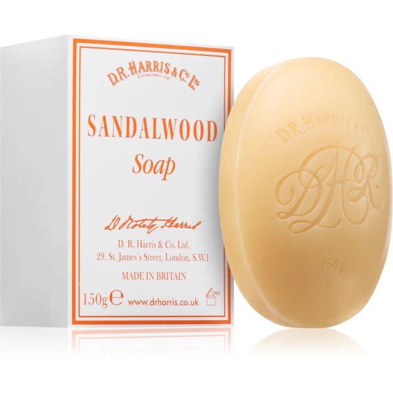 D.R. Harris Bath Soap Szilárd szappan fürdőbe Sandalwood 150 g