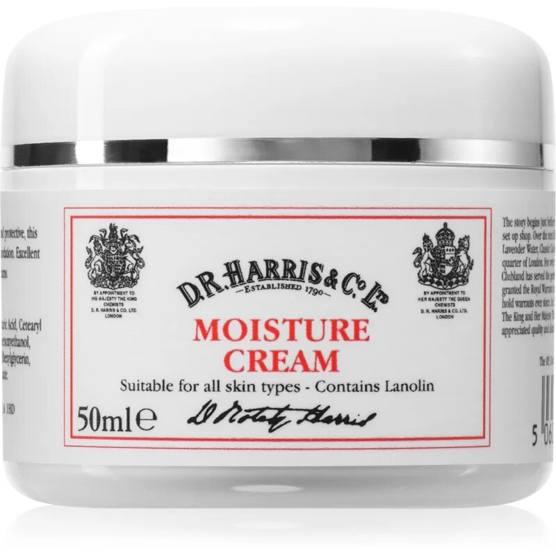 D.R. Harris Moisture Cream tápláló hidratáló krém 50 ml
