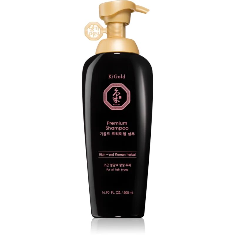 DAENG GI MEO RI Ki Gold Premium Shampoo természetes gyógynövényi sampon hajhullás ellen 500 ml