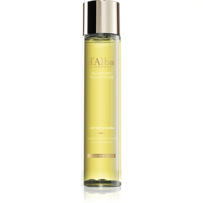 d'Alba Mild Skin Balancing Vegan Toner hidratáló arctonik nyugtató hatással 150 ml