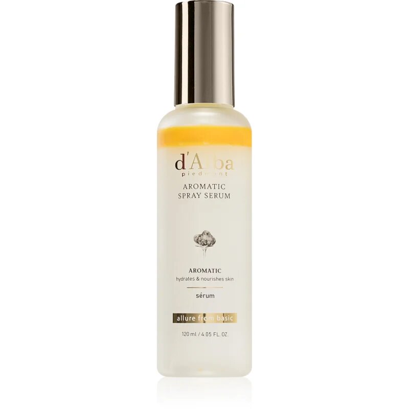 d'Alba White Truffle First Aromatic Spray Serum Intenzíven hidratáló szérum az arcra spray formában 120 ml